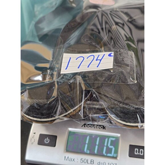 Timberland Womens Black Leather Espadrille Platform Sandals Size 11 Adjustable - Picture 13 of 13